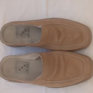 Men's leather slide lofer shoe by Loren's